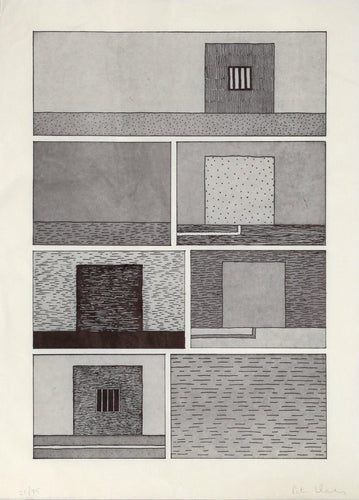 Untitled for BAM Lithograph | Peter Halley,{{product.type}}