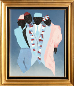 Untitled - Four Men Oil | Unknown Artist,{{product.type}}