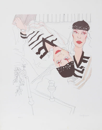 Untitled - French Twins Lithograph | Vasilios Janopoulos,{{product.type}}