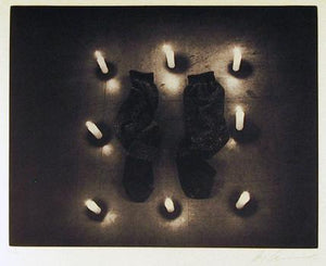 Untitled from the Candlelight series Etching | Les Levine,{{product.type}}