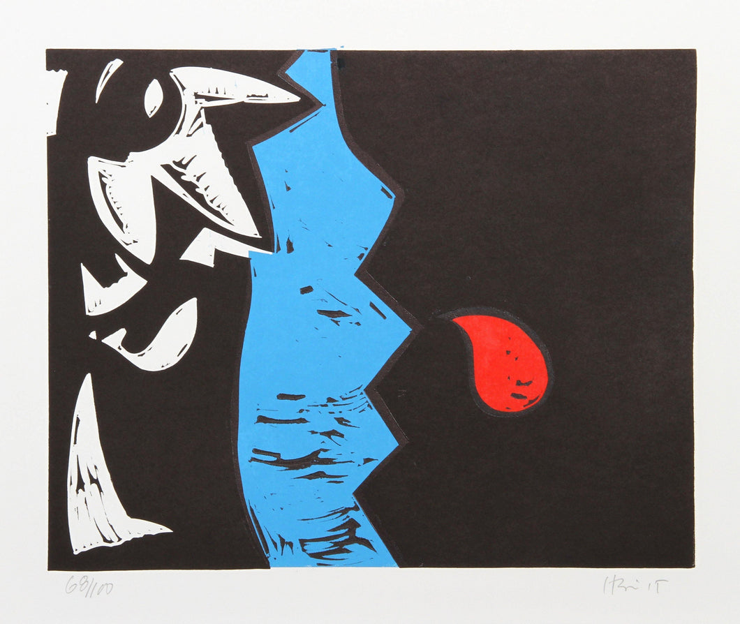 Untitled - H Woodcut | Charlie Hewitt,{{product.type}}