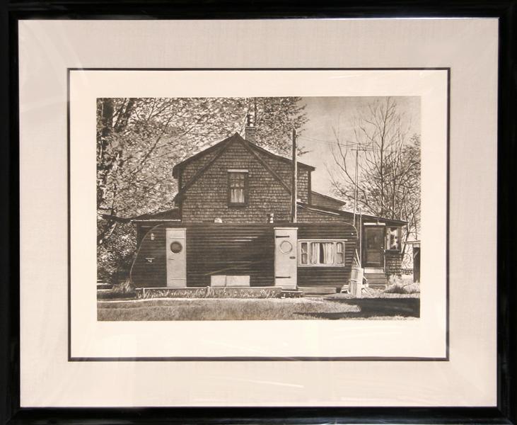 Untitled (House with Trailer) Etching | John Baeder,{{product.type}}