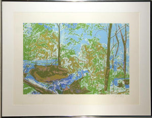 Untitled - Hypercolor Landscape Lithograph | John M. Healy,{{product.type}}