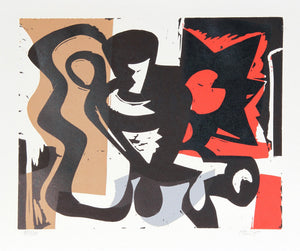 Untitled - I Woodcut | Charlie Hewitt,{{product.type}}