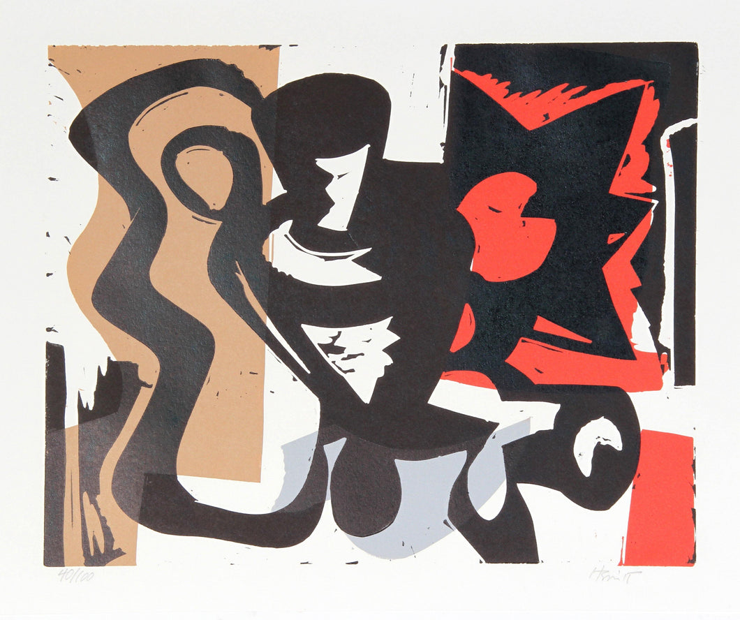 Untitled - I Woodcut | Charlie Hewitt,{{product.type}}