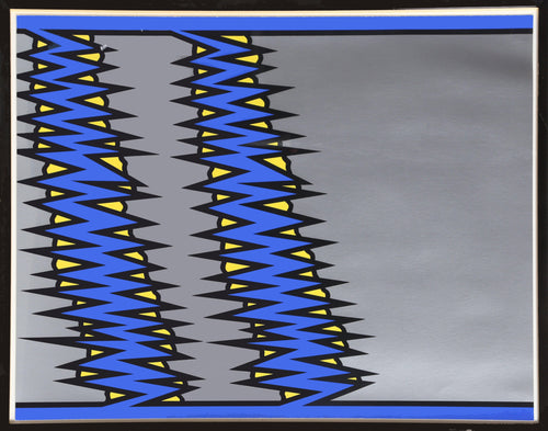 Untitled II from Fire-Flash-Fire-Fade Portfolio Screenprint | Nicholas Krushenick,{{product.type}}