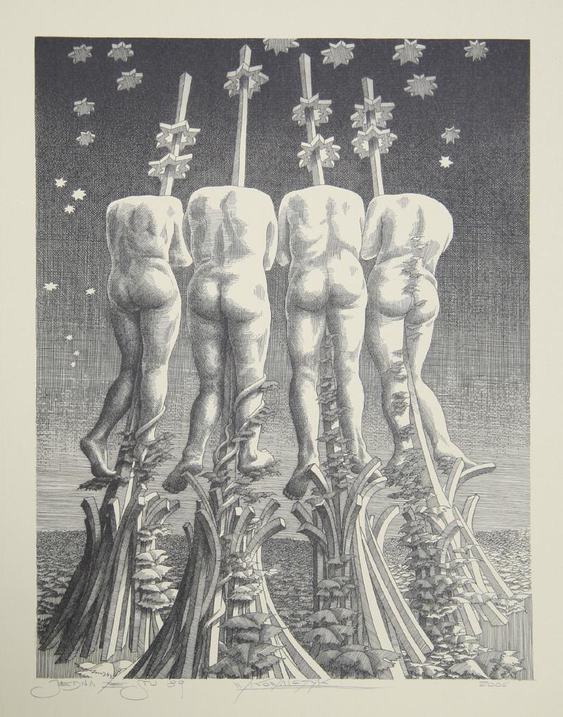 Untitled - IV Lithograph | Wojtek Kowalczyk,{{product.type}}
