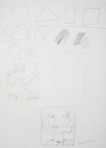 Untitled IX Pencil | Knox Martin,{{product.type}}