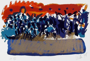 Untitled - Jazz Club Lithograph | Vick Vibha,{{product.type}}