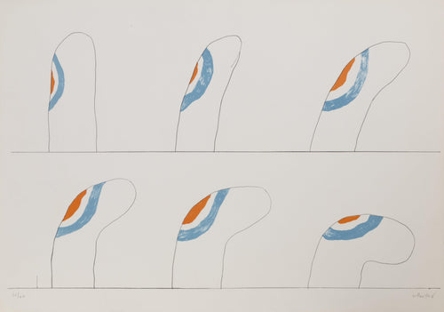 Untitled Lithograph | Horst Antes,{{product.type}}