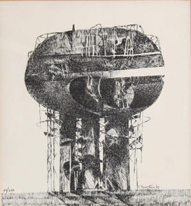 Untitled Lithograph | Robert Bengtsson,{{product.type}}
