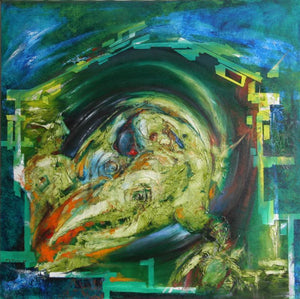 Untitled (Lizard) Oil | Yuri Yurov,{{product.type}}