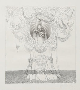 Untitled - Madonna Shrine Etching | Hans-Georg Rauch,{{product.type}}