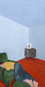 Untitled - Man Sleeping Acrylic | Robin Tewes,{{product.type}}