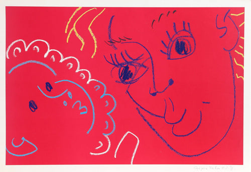 Untitled - Mother and Child Screenprint | Grégoire Müller,{{product.type}}