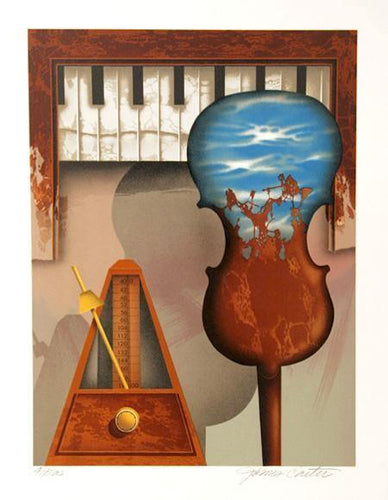 Untitled - Music from Carter Portfolio Screenprint | James Carter,{{product.type}}