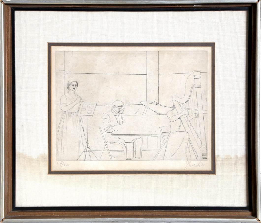 Untitled - Music Performance Etching | Unknown Artist,{{product.type}}