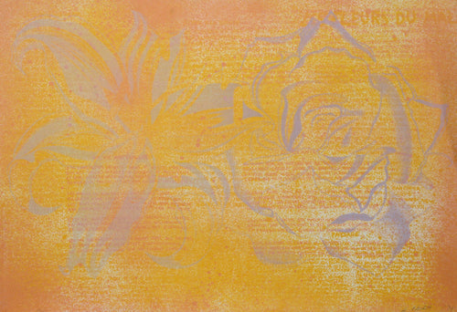 Untitled (Poem Flowers) Screenprint | Lowell Blair Nesbitt,{{product.type}}