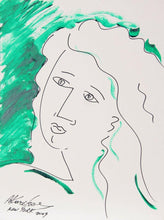Untitled - Portrait of a Woman Ink | Mara Karetsos,{{product.type}}