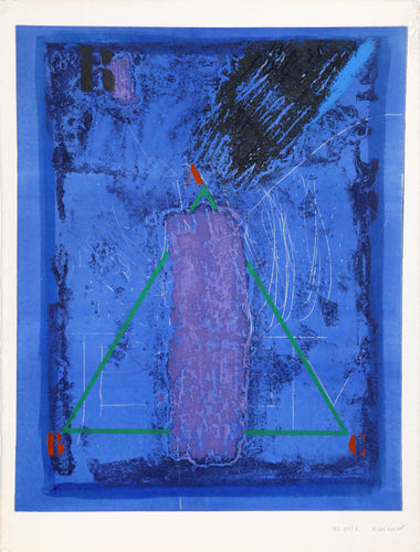 Untitled - Purple Form Etching | James Coignard,{{product.type}}