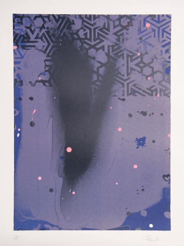 Untitled (Purple) Lithograph | Hong Hao,{{product.type}}