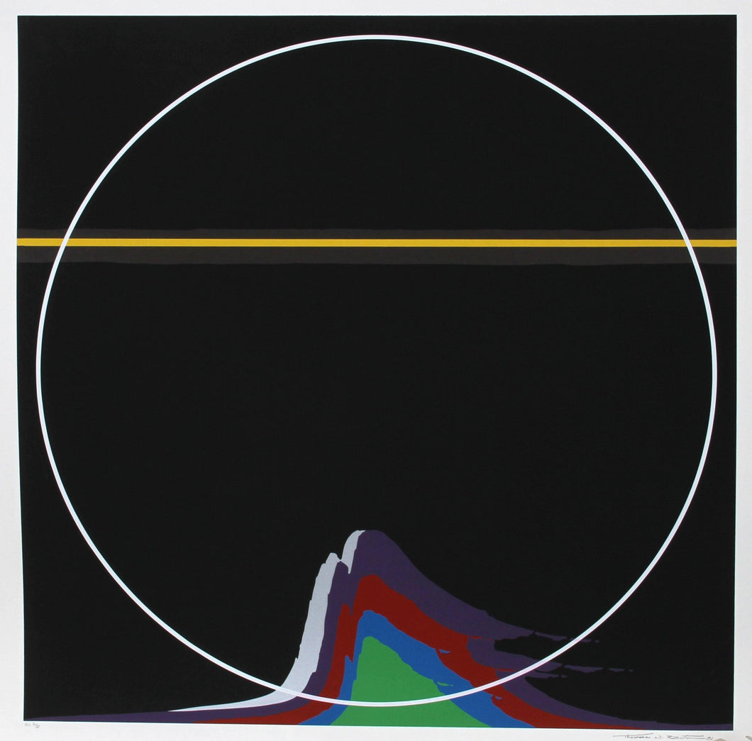Untitled - Rainbow Mountain Screenprint | Thomas W. Benton,{{product.type}}
