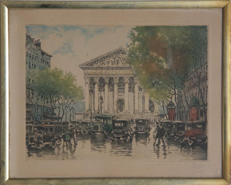Untitled - Rainy Day Etching | Marcel Julien Baron,{{product.type}}