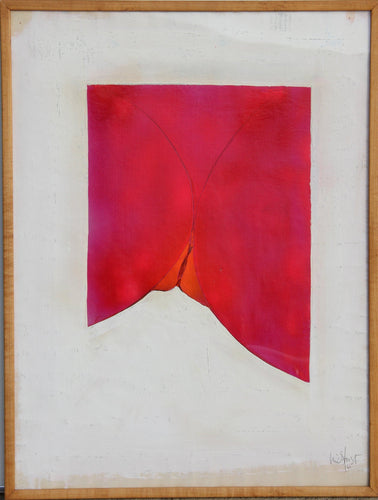 Untitled - Red Abstract (Erotic) Oil | Miles Forst,{{product.type}}