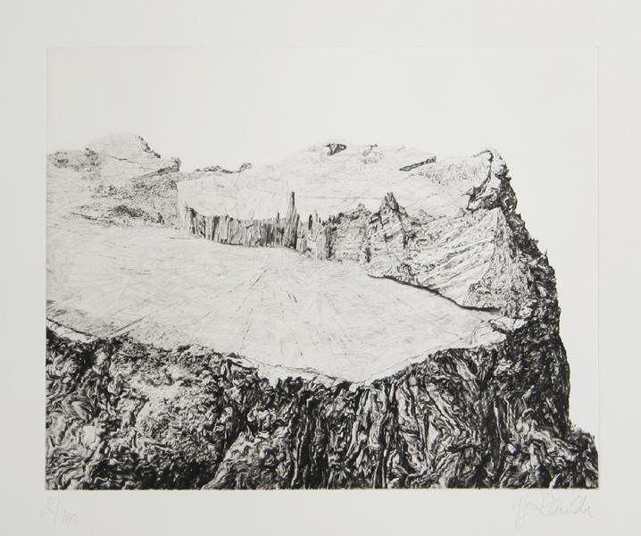 Untitled - Rocky Mountains Etching | Hans-Georg Rauch,{{product.type}}