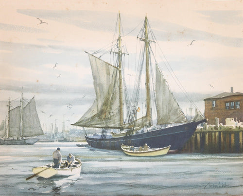 Untitled - Sailboat Poster | Gordon Grant,{{product.type}}