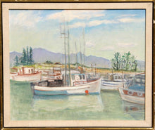 Untitled - Sailboats Oil | Adela Smith Lintelmann,{{product.type}}