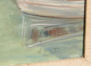 Untitled - Sailboats Oil | Adela Smith Lintelmann,{{product.type}}