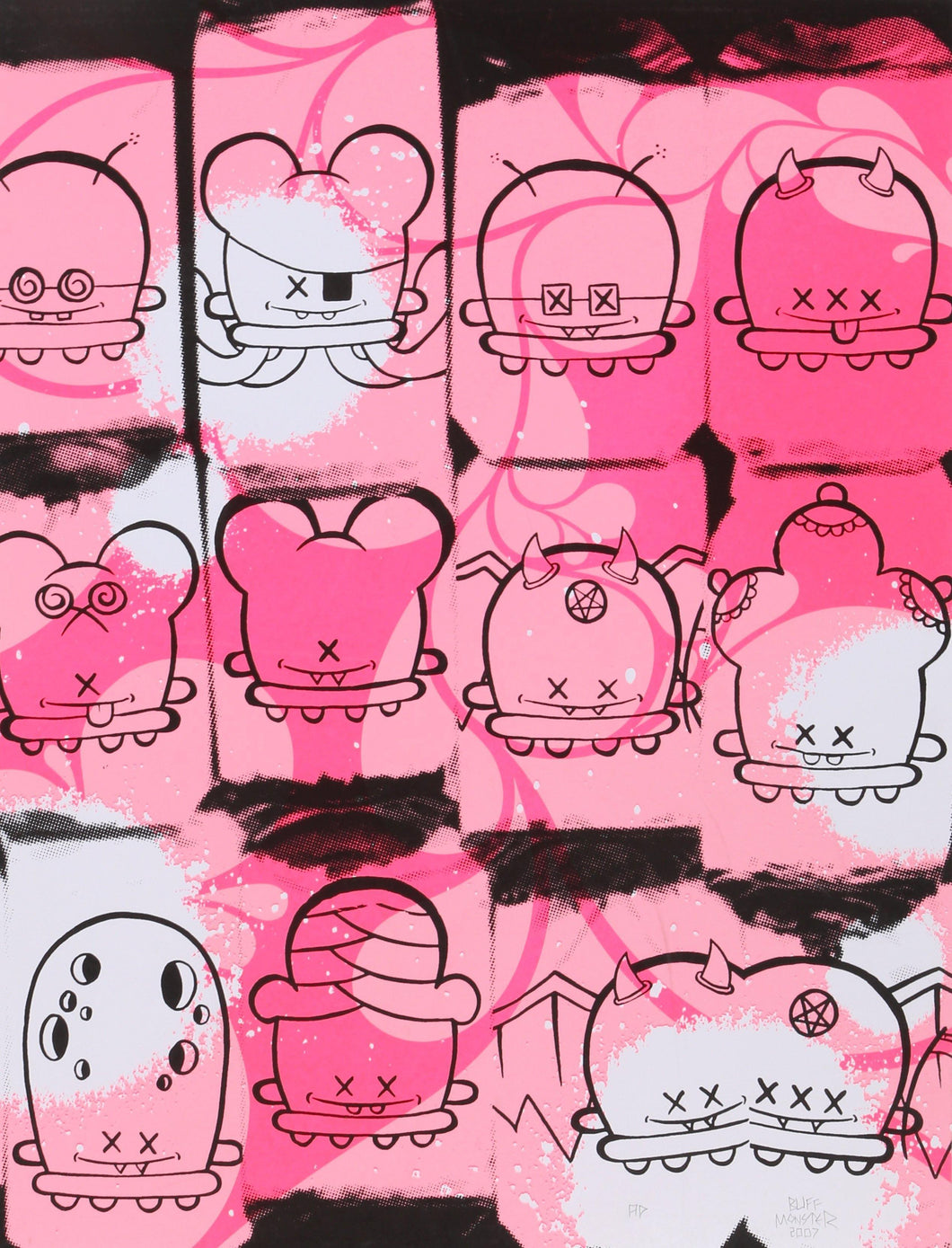 Untitled screenprint | Buff Monster,{{product.type}}