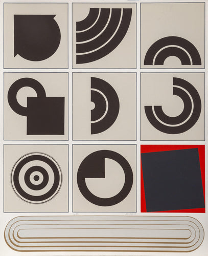 Untitled Screenprint | Lucio del Pezzo,{{product.type}}