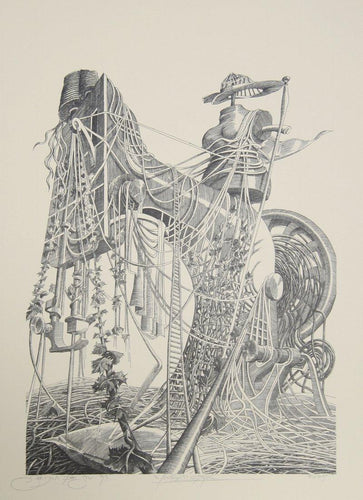 Untitled - Seamstress Lithograph | Wojtek Kowalczyk,{{product.type}}