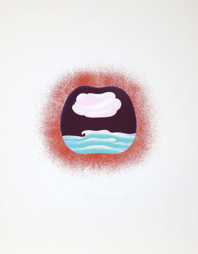 Untitled - Seascape with Cloud Screenprint | Sven Lukin,{{product.type}}