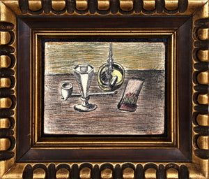 Untitled - Still Life with Pipe and Cigarette Mixed Media | Ben-Zion Weinman,{{product.type}}
