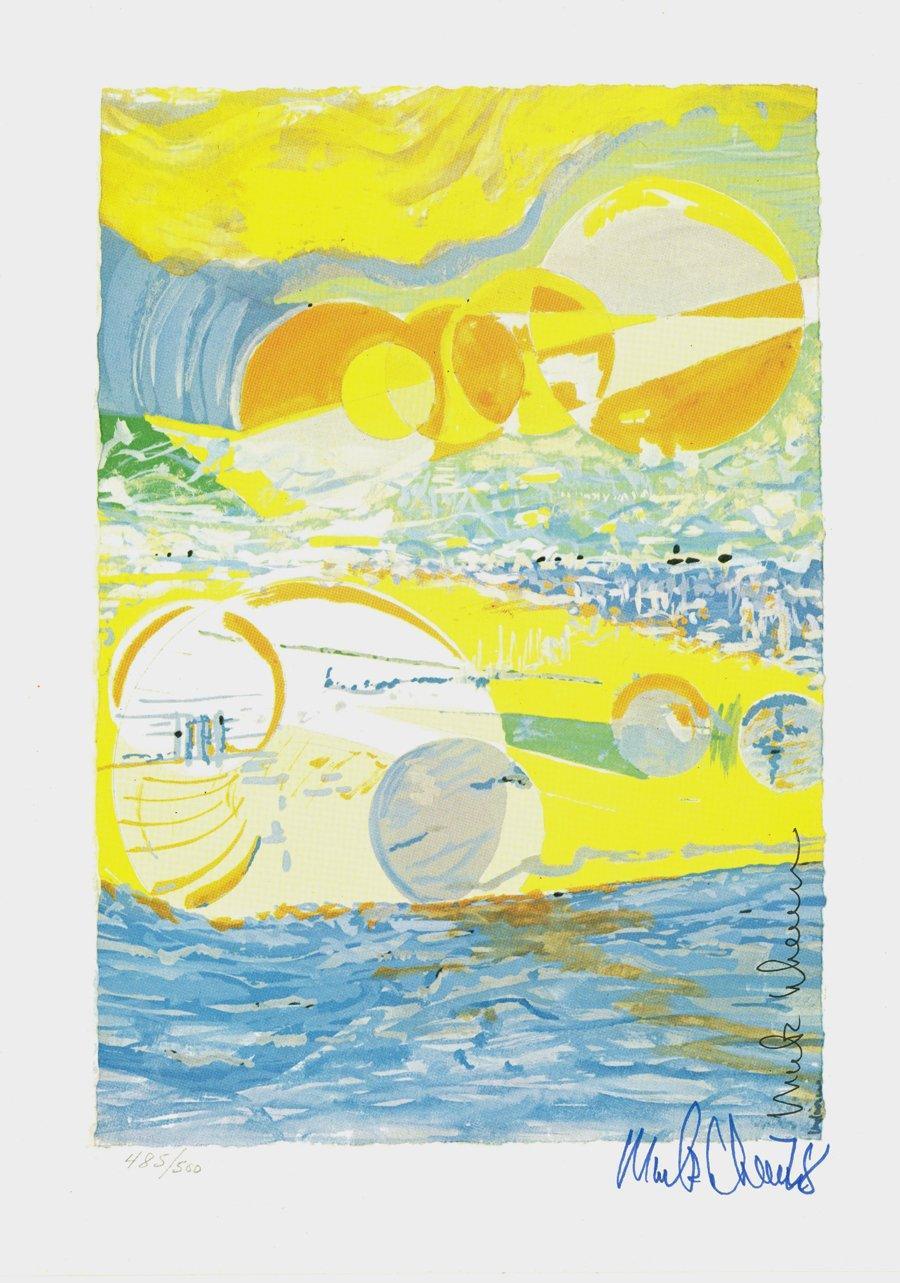 Untitled - Sunset Lithograph | Mark Wiener,{{product.type}}