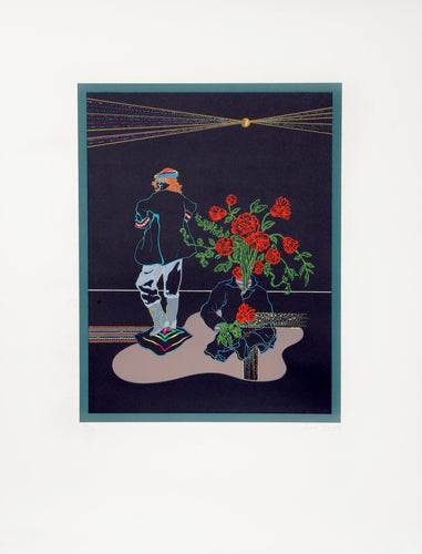 Untitled - Surrealist Perspective of Model Lithograph | Igor Sacharow-Ross,{{product.type}}