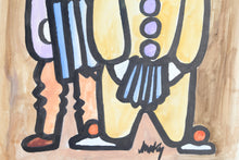 Untitled - Two Clowns Gouache | Markey Robinson,{{product.type}}