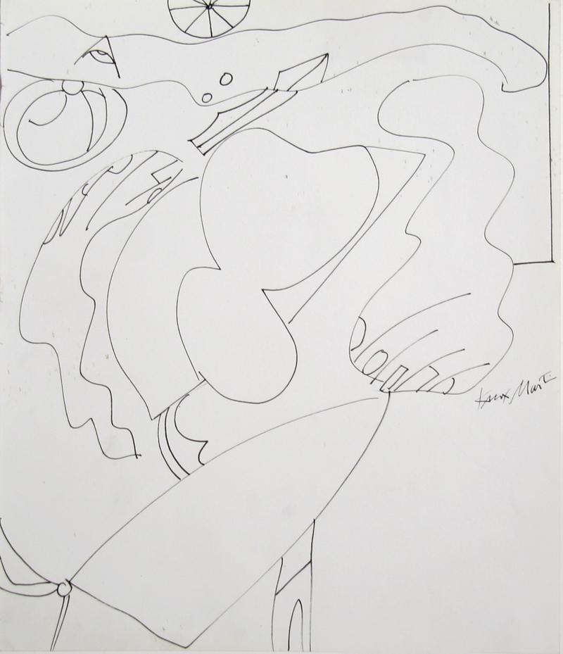Untitled V Ink | Knox Martin,{{product.type}}