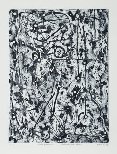 Untitled V (Quen Quaeritis -blue) Etching | Alfonso Ossorio,{{product.type}}