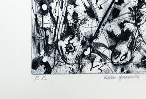 Untitled V (Quen Quaeritis -blue) Etching | Alfonso Ossorio,{{product.type}}