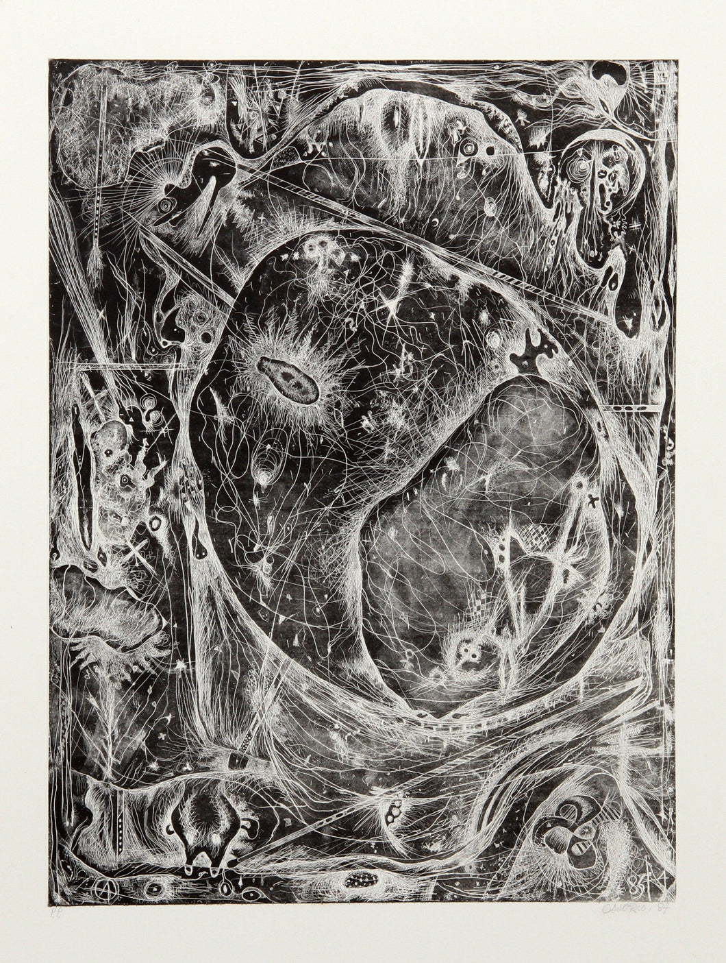 Untitled VI Etching | Alfonso Ossorio,{{product.type}}