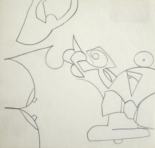 Untitled VI Pencil | Knox Martin,{{product.type}}