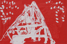 Untitled VI - Red Triangle Screenprint | Lea Nikel,{{product.type}}