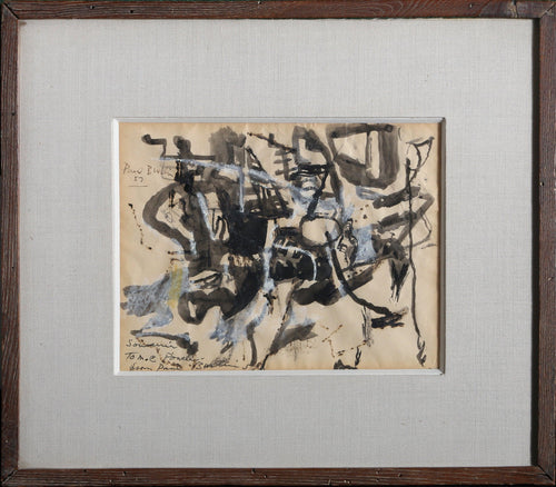 Untitled Watercolor | Paul Burlin,{{product.type}}