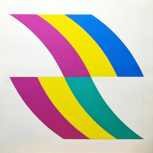 Untitled - Waving Stripes Screenprint | Charles Hinman,{{product.type}}