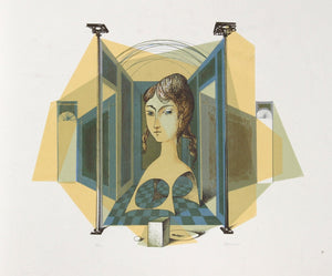 Untitled - Woman in Interior Screenprint | Glauco Capozzoli,{{product.type}}