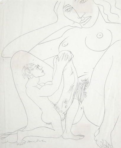 Untitled XII Pencil | Knox Martin,{{product.type}}